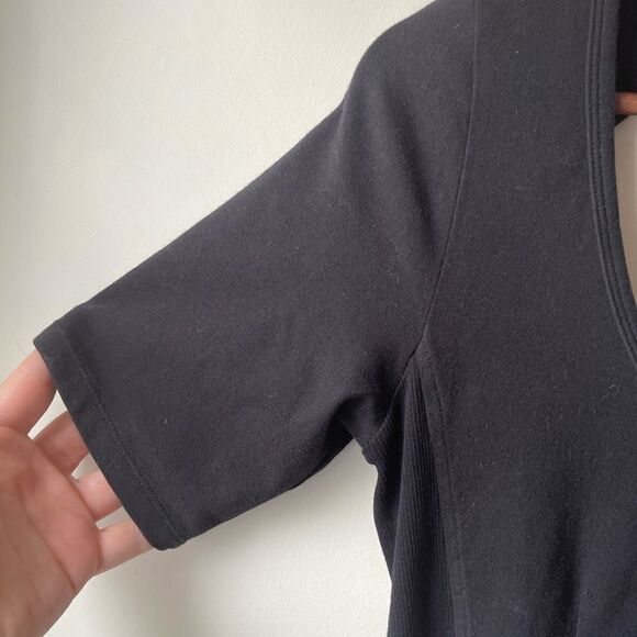 Aritzia Wilfred short sleeve black bodycon… - Picture 4 of 14